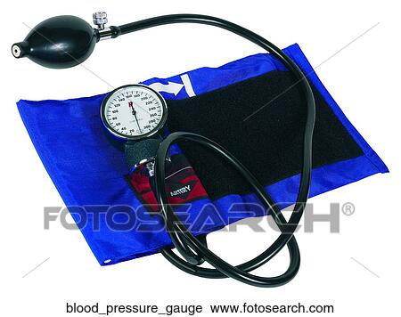 Stock Image - Blood pressure gauge. Fotosearch