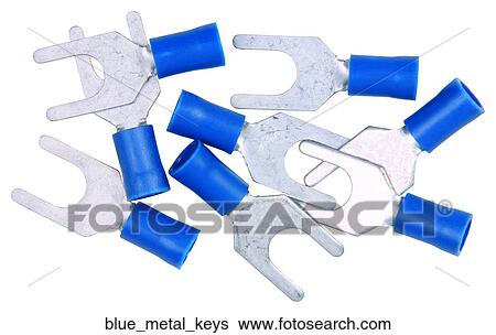 Blue metal keys View Large Photo Image Stock Photograph - Blue metal keys. Fotosearch