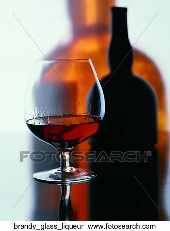 Stock Photography - Brandy glass liqueur. Fotosearch