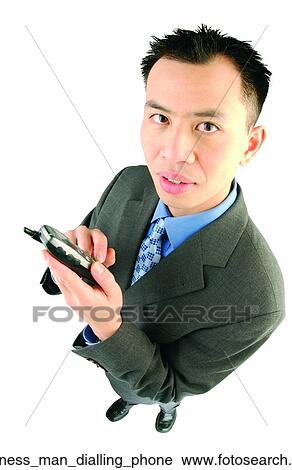 Business man dialling phone View Large Photo Image Stock Image - Business man dialling phone. Fotosearch