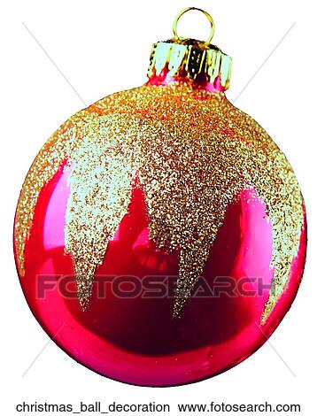 Picture - Christmas ball decoration. Fotosearch