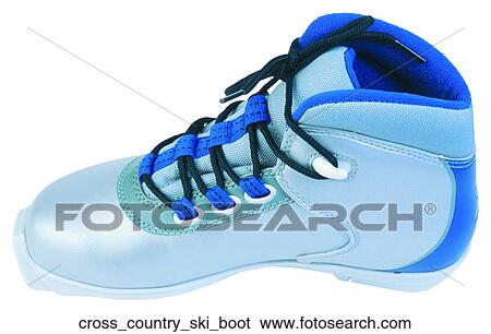 Cross country ski boot View Large Photo Image Stock Photograph - Cross country ski boot. Fotosearch