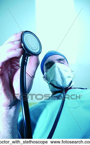 Doctor with stethoscope View Large Photo Image Stock Image - Doctor with stethoscope. Fotosearch