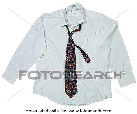 Dress shirt with tie View Large Photo Image Stock Image - Dress shirt with tie. Fotosearch
