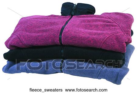 Fleece sweaters View Large Photo Image Stock Photograph - Fleece sweaters. Fotosearch