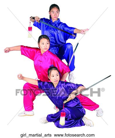 Girl martial arts View Large Photo Image Stock Photograph - Girl martial arts. Fotosearch