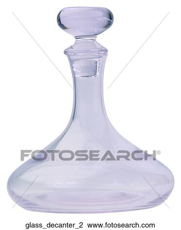 Stock Image - Glass decanter 2. Fotosearch