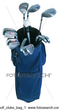 Stock Image - Golf clubs bag 1. Fotosearch