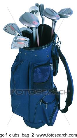 Stock Image - Golf clubs bag 2. Fotosearch