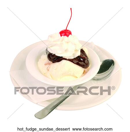 Hot fudge sundae dessert View Large Photo Image Stock Photograph - Hot fudge sundae dessert. Fotosearch