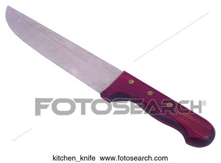 Stock Image - Kitchen knife. Fotosearch