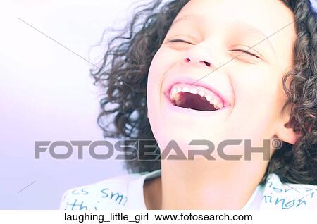Stock Image - Laughing little girl. Fotosearch