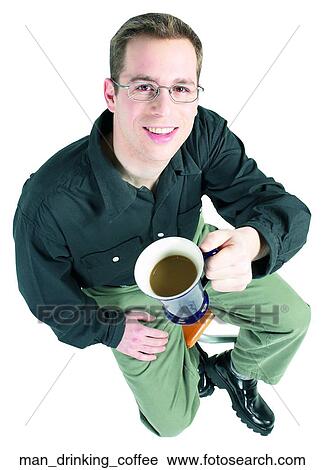 Man drinking coffee View Large Photo Image Stock Image - Man drinking coffee. Fotosearch