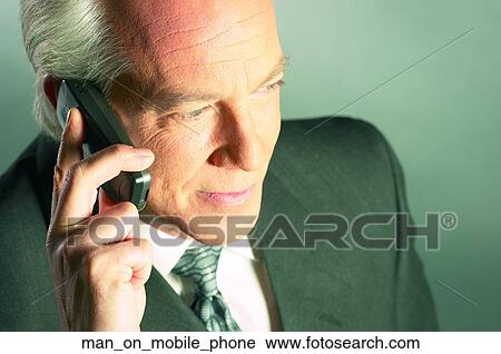 Man on mobile phone View Large Photo Image Stock Image - Man on mobile phone. Fotosearch