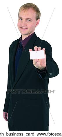 Man with business card View Large Photo Image Stock Image - Man with business card. Fotosearch