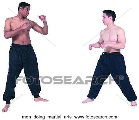 Men doing martial arts View Large Photo Image Stock Photograph - Men doing martial arts. Fotosearch