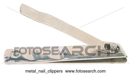 Stock Photograph - Metal nail clippers. Fotosearch