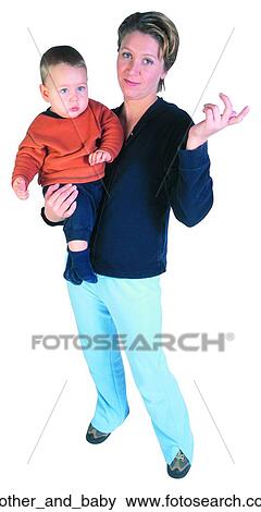 Stock Photo - Mother and baby. Fotosearch