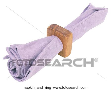 Napkin and ring View Large Photo Image Stock Image - Napkin and ring. Fotosearch