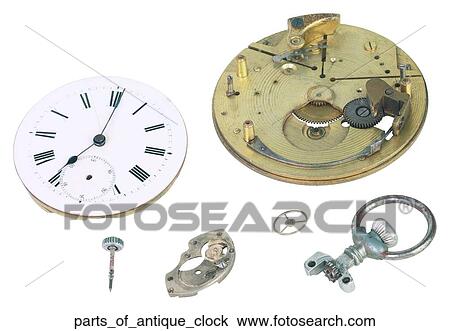 Parts of antique clock View Large Photo Image Stock Image - Parts of antique clock. Fotosearch