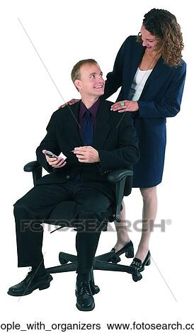People with organizers View Large Photo Image Stock Photograph - People with organizers. Fotosearch