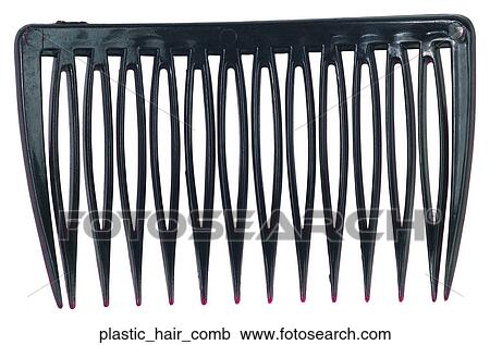 Stock Image - Plastic hair comb. Fotosearch