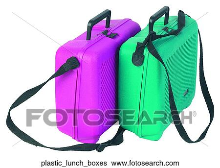 Stock Photograph - Plastic lunch boxes. Fotosearch
