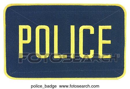 Stock Image - Police badge. Fotosearch