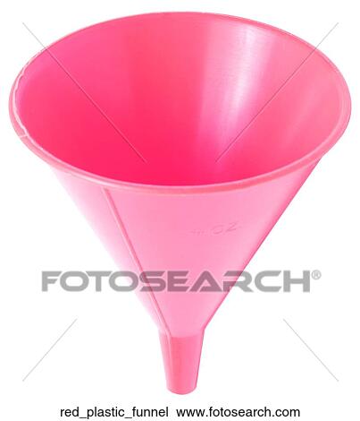 Red plastic funnel View Large Photo Image Stock Image - Red plastic funnel. Fotosearch