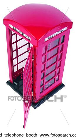Red telephone booth View Large Photo Image Stock Image - Red telephone booth. Fotosearch