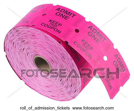 Roll of admission tickets View Large Photo Image Stock Photograph - Roll of admission tickets. Fotosearch