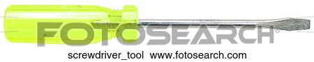 Stock Image - Screwdriver tool. Fotosearch
