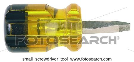 Stock Image - Small screwdriver tool. Fotosearch