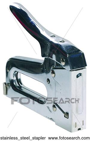 Stock Photography - Stainless steel stapler. Fotosearch