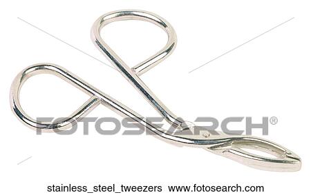 Stainless steel tweezers View Large Photo Image Stock Photograph - Stainless steel tweezers. Fotosearch