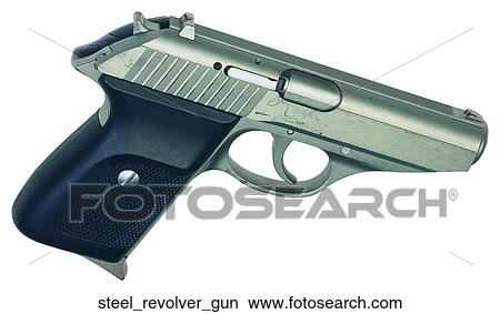 Steel revolver gun View Large Photo Image Picture - Steel revolver gun. Fotosearch