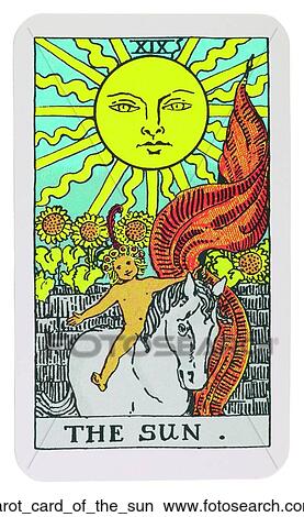 Picture - Tarot card of the sun. Fotosearch