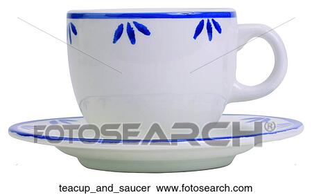 Stock Photography - Teacup and saucer. Fotosearch