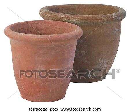 Stock Photograph - Terracotta pots. Fotosearch