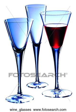 Wine glasses View Large Photo Image Stock Photograph - Wine glasses. Fotosearch