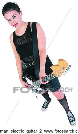 Woman electric guitar 2 View Large Photo Image Stock Image - Woman electric guitar 2. Fotosearch