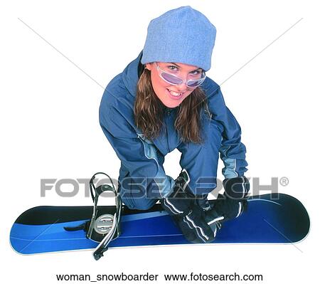 Woman snowboarder View Large Photo Image Stock Photography - Woman snowboarder. Fotosearch