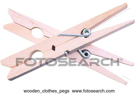 Wooden clothes pegs View Large Photo Image Stock Photograph - Wooden clothes pegs. Fotosearch