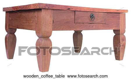Wooden coffee table View Large Photo Image Stock Image - Wooden coffee table. Fotosearch