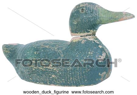 Wooden duck figurine View Large Photo Image Stock Image - Wooden duck figurine. Fotosearch