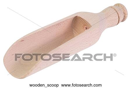 Stock Photography - Wooden scoop. Fotosearch