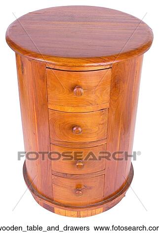 Wooden table and drawers View Large Photo Image Stock Photograph - Wooden table and drawers. Fotosearch