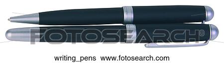 Writing pens View Large Photo Image Stock Photograph - Writing pens. Fotosearch