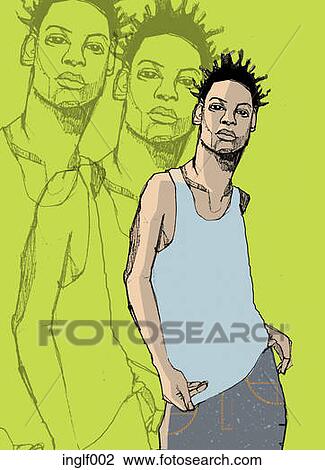 illustration, people, funk View Large Illustration Drawing - illustration, people, funk. Fotosearch