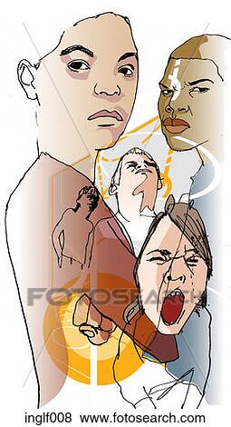 Stock Illustration - illustration, people, funk. Fotosearch